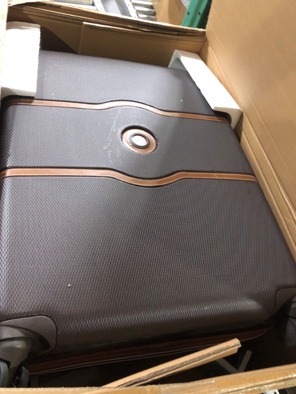 Photo 4 of **DAMAGE**SEE NOTES
DELSEY Paris Chatelet Air Hardside Luggage, Spinner Wheels, Chocolate Brown, 28 Inch
