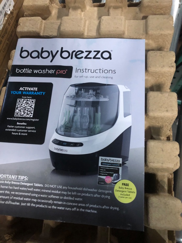 Photo 1 of **NONREFUNDABLE**FOR PARTS OR REPAIR**SEE NOTES**
Baby Brezza Bottle Washer Pro - Baby Bottle Washer, Sterilizer + Dryer