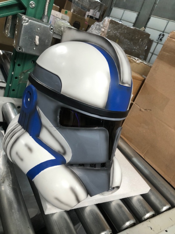 Photo 2 of Evere SW Clone Arc Commander Helmet Cosplay Deluxe Halloween Collectible Prop Arc Commander-havoc