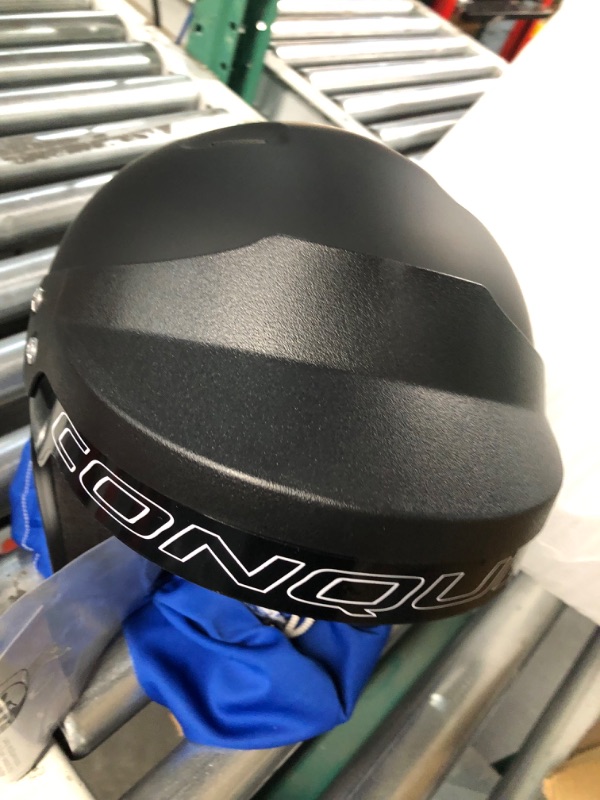 Photo 1 of *SEE NOTES* Conquer Snell SA2020 Full Face Auto Racing Helmet Medium Black