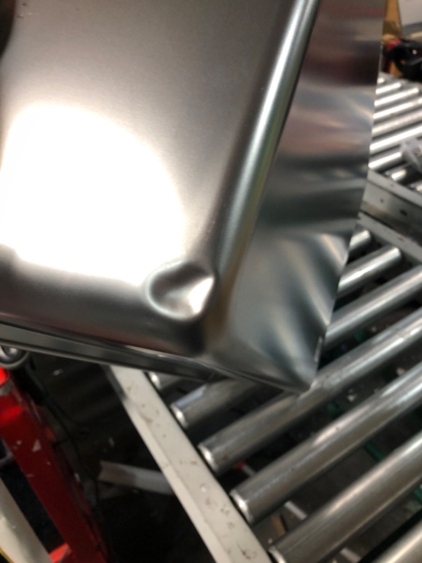 Photo 1 of Kichwit Extra Large Stainless Steel Open Cat Litter Box with High Sides, Metal Litter Pan for Cat 23.6" L x 15.7" W x 5.9" H