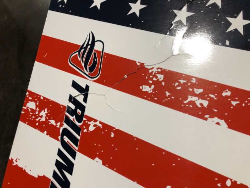 Photo 1 of ***ONE OF TH BOARDS HAS MAJOR DAMAGE - SEE PICTURES - ONLY 2 BAGS INCLUDED***
Triumph Sports 2x3 Foot Premium Cornhole Sets, Red/White/Blue