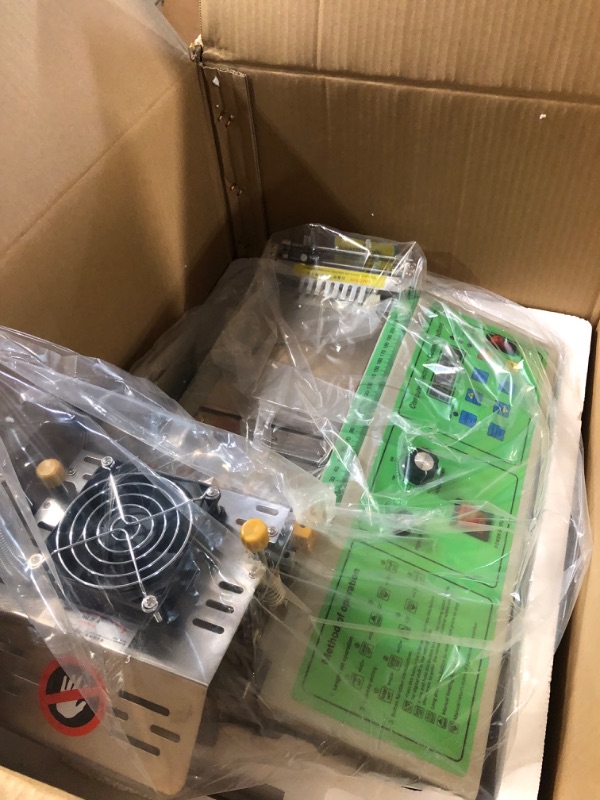 Photo 1 of Webbing Cutter, Automatic Hot and Cold Braided Tape Cutting Machine for Ribbon Elastic Band Webbing Zipper Tape Green