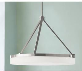 Photo 1 of **MISSING PARTS**
Origin 21 Lynnpark Brushed Nickel Modern/Contemporary Cylinder LED Hanging Pendant Light