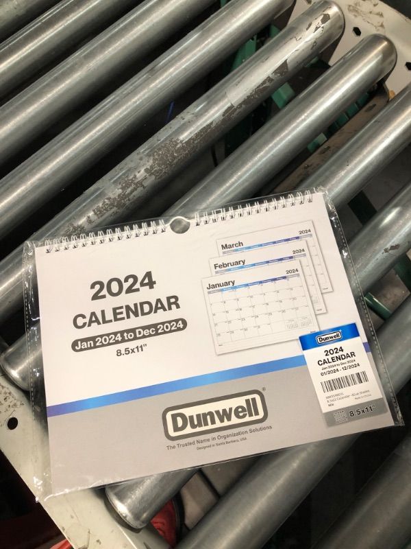 Photo 3 of PAPERAGE Calendar 2024-12 Month (Navy), Minimalist Wall and Desk Calendar with Monthly Views and Yearly Plans – Medium (8.5x11) Navy Medium