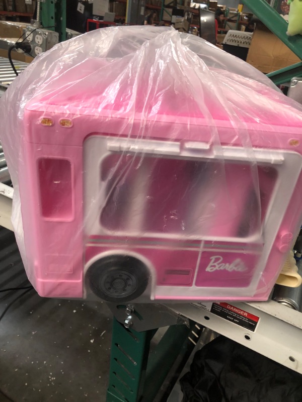 Photo 6 of Barbie Camper 3-in-1 DreamCamper Toy Playset Transforming Camper with Pool, Truck and Boat 60 Barbie Accessories Kids Toys and Gifts 3 in 1 Camper