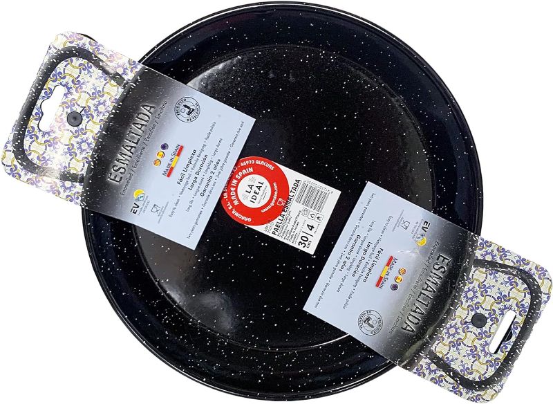 Photo 1 of ***PAN ONLY***The Curated Pantry Paella Kit With Black Enameled Pan + Premium Organic Ingredients from Spain 