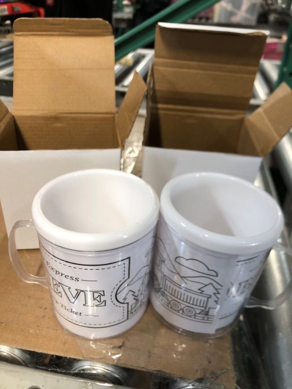 Photo 1 of Baker Ross Make Your Own Platinum Jubilee Souvenir Mug, Kids Aged 5 Years Plus, Queens Jubilee Craft and Party Souvenir for Kids, Pack of 2, PJ198