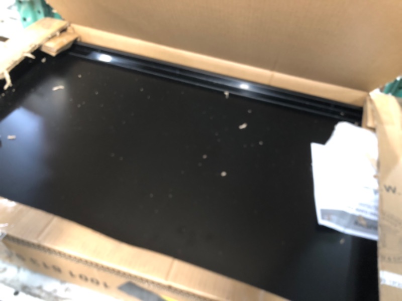 Photo 1 of ***USED - DENTED - SCRAPED - FOR HUSKY GARAGE GEAR CABINETS ONLY***
2-Pack Steel Shelf Set in Black (36 in. W x 21 in. D) for Ready-to-Assemble 36 in. Garage Gear Cabinet