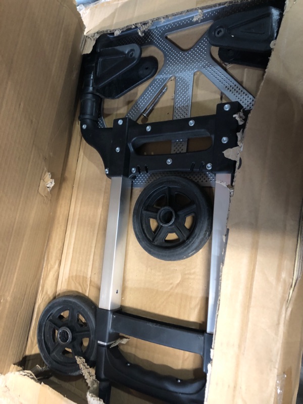 Photo 2 of **MISSING HARDWARE TO CONNECT WHEELS**AND CORD 
Leeyoung  Folding Hand Truck Dolly,175 lb 39.17in