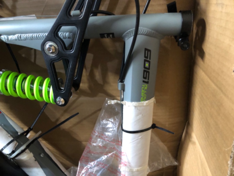 Photo 1 of (OPENED BOX FOR INSPECTION)
Kent 26" KZ2600 Full Suspension Mountain Bike, Grey, Men's
