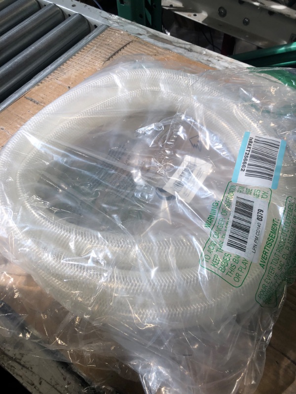 Photo 2 of 1" ID x 10 Ft High Pressure Braided Clear PVC Vinyl Tubing Flexible Vinyl Tube, Heavy Duty Reinforced Vinyl Hose Tubing, BPA Free and Non Toxic