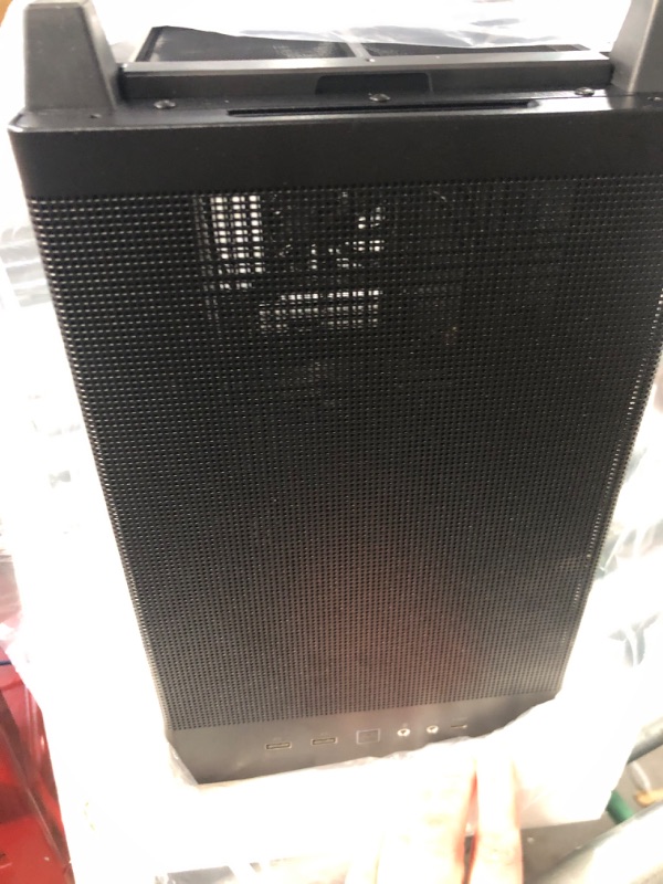 Photo 2 of ASUS Prime AP201 33-Liter MicroATX Black case with Tool-Free Side Panels and a Quasi-Filter mesh, with Support for 360 mm Coolers, Graphics Cards up to 338 mm Long, and Standard ATX PSUs