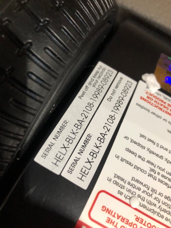 Photo 5 of ***USED - LIKELY MISSING PARTS - UNABLE TO VERIFY FUNCTIONALITY***
Hover-1 Helix Electric Hoverboard | 7MPH Top Speed, 4 Mile Range