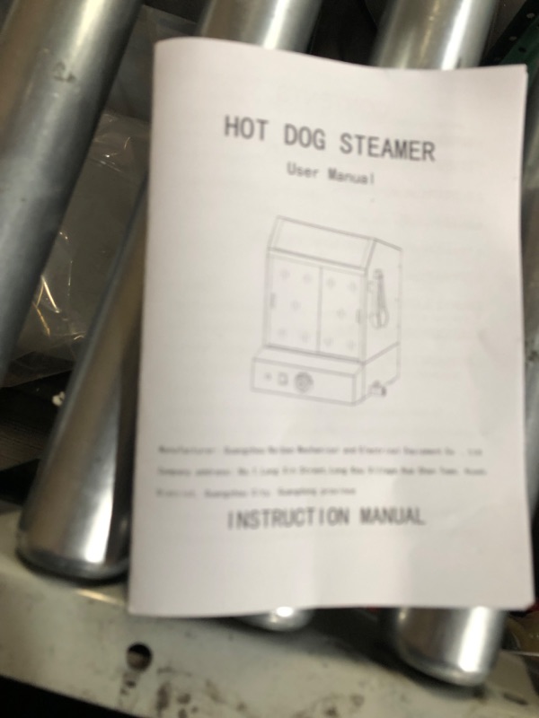 Photo 2 of Hot Dog Steamer, 36L/32.69Qt, Classic Hut Steamer for 96 Hot Dogs & 30 Buns