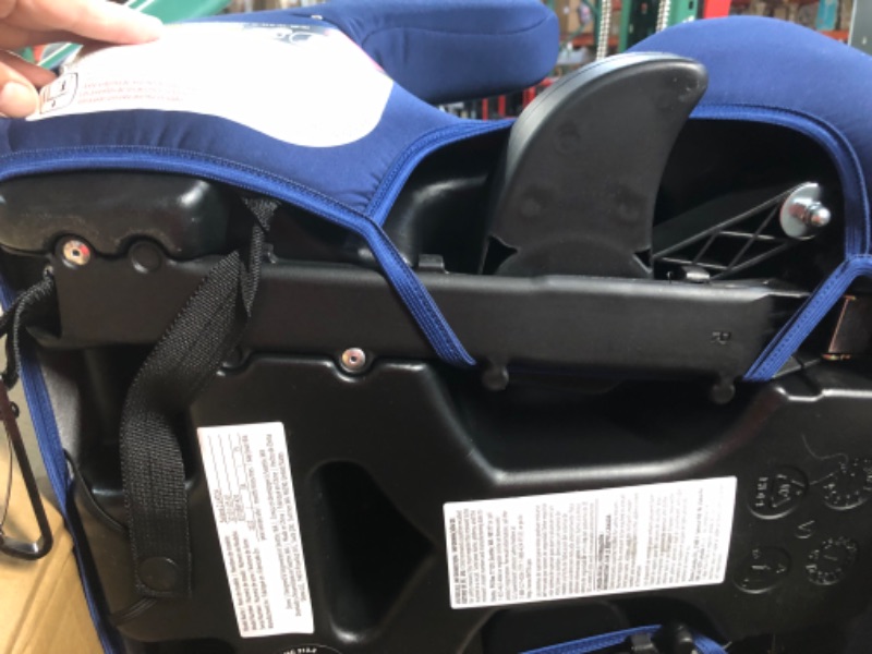 Photo 2 of Diono Solana 2 XL 2022, Dual Latch Connectors, Lightweight Backless Belt-Positioning Booster Car Seat, 8, Blue NEW! LATCH 