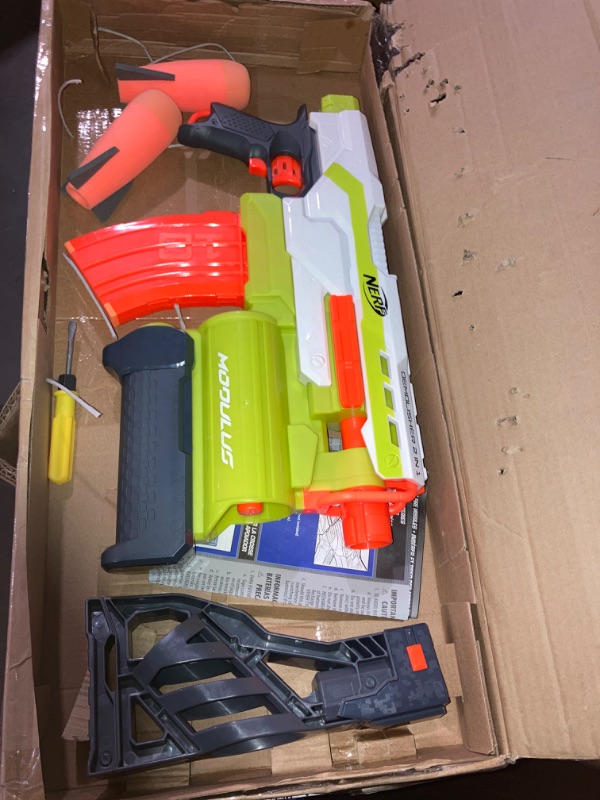 Photo 2 of (READ FULL POST) NERF Modulus Demolisher 2-in-1 Motorized Blaster, Fires Darts and Rockets