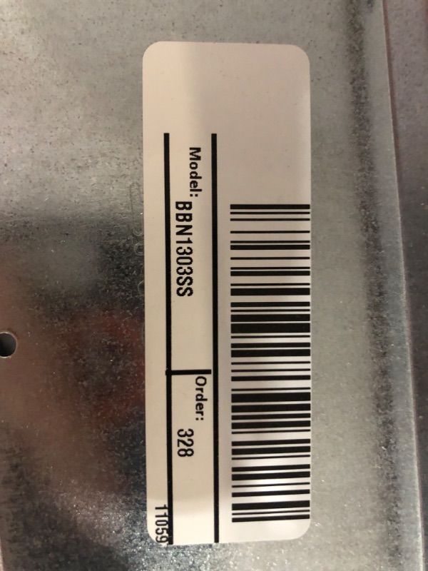 Photo 6 of ***PARTS ONLY/NON-RETURNABLE**MAJOR DAMAGE**FAN HAS BEEN BROKEN OFF***
Broan- NuTone BBN1303SS Custom Built Insert with 2-Speed Exhaust Fan