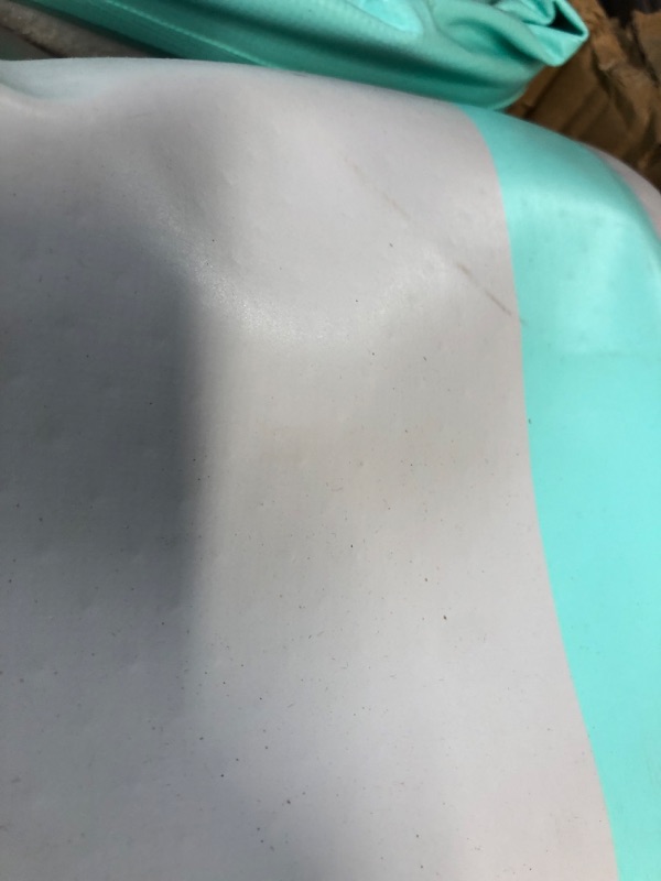 Photo 1 of FBSPORT 13ft/16ft/20ft/23ft/26ft Inflatable Air Gymnastics Mat Training Mats 4/8 inches Thickness Gymnastics Tracks for Home Use/Training/Cheerleading/Yoga/Water with Pump light green 10ft*3.3ft*4in(3*1*0.1m)