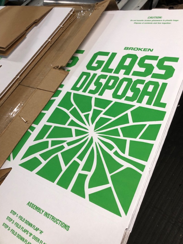 Photo 1 of SP Bel-Art Cardboard Disposal Cartons for Glass; 12 x 12 x 27 in., Floor Model (Pack of 6) (F24653-0001)