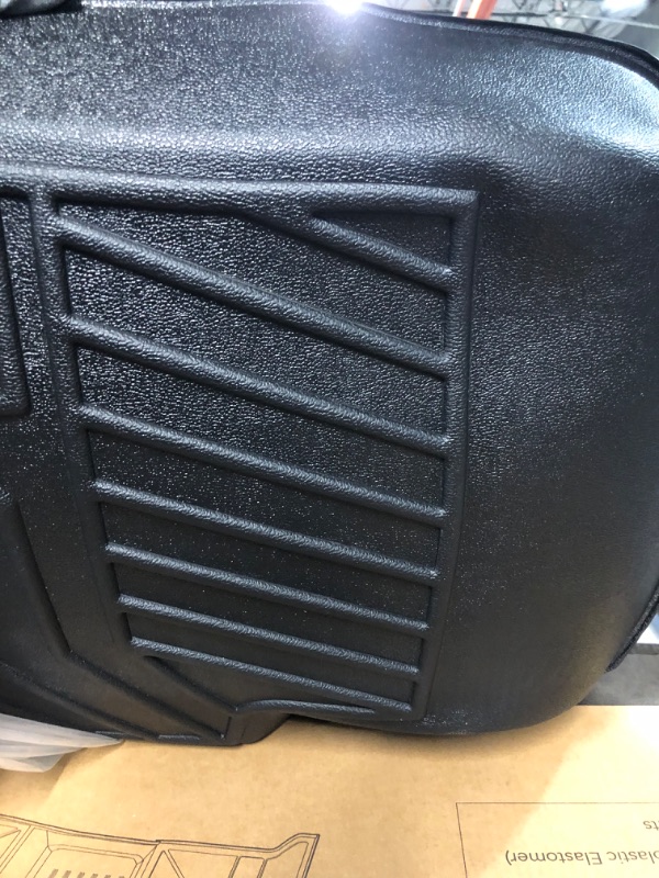 Photo 1 of YHTAUTO Automotive All Weather Floor Mats Compatible with Dodge Challenger 2011-2023 RWD Car Mats Custom Fit TPE Floor Liners Front & Back Seat, Black, Set of 4