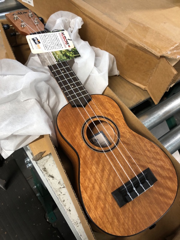 Photo 3 of Kala Brand Music Co. Exotic Mahogany, 4-String Ukulele, Right-Handed, Soprano (KASEMB2006)