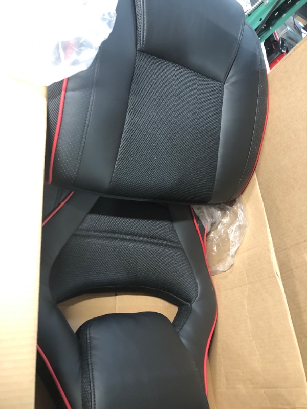 Photo 1 of STOCK IMAGE FOR REFERENCE ONLY 
BLACK/RED GAMING CHAIR 
SEAT AND BACK RST ONLY