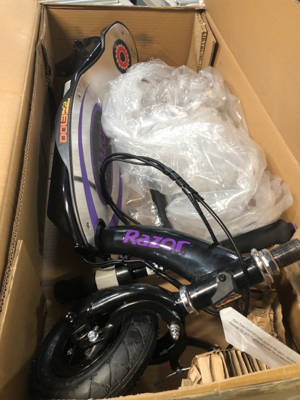 Photo 2 of **READ NOTES
Razor Power Core E100 Electric Scooter - Purple/Black