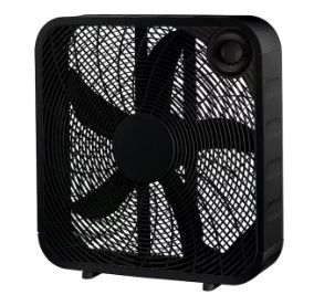 Photo 1 of **PARTS ONLY** Utilitech 20-in 3-Speed Indoor Black Box Fan
