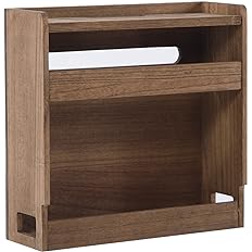 Photo 1 of KIRIGEN Wireless Router Storage Box Multi Layer Router Organizer Shelf Box Wood Power Cable Management and Organizing Rack Box for Office and Home Natural (LYQ-NA)