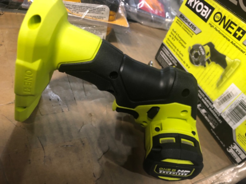 Photo 2 of Ryobi PSBCS02 ONE+ HP 18V Brushless Cordless Compact Light Weight Cut-Off Tool (Tool Only, Battery Not Included)