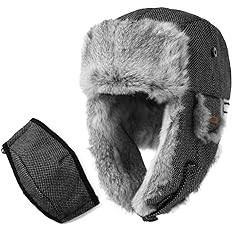 Photo 1 of Comhats Winter Hunting Trapper Hat for Men Ushanka
