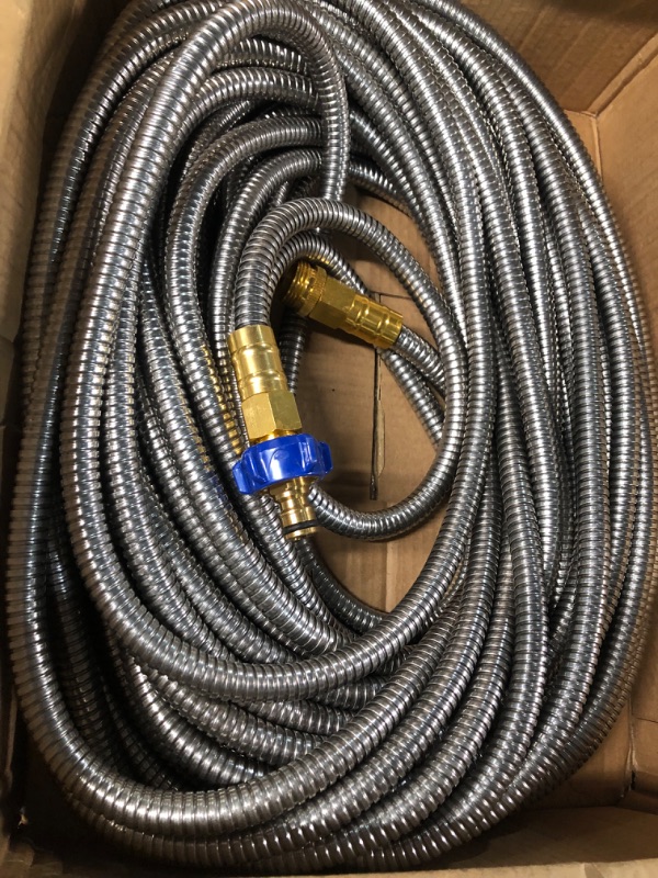 Photo 2 of Stainless Steel Hose- UNKNOWN SIZE