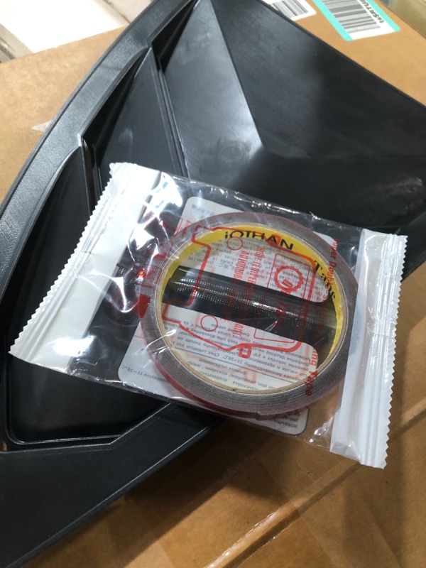 Photo 1 of Sedan Accessories Car Rear Side Window Louvers Air Vent Scoop Shades Cover Blinds - Matt Black