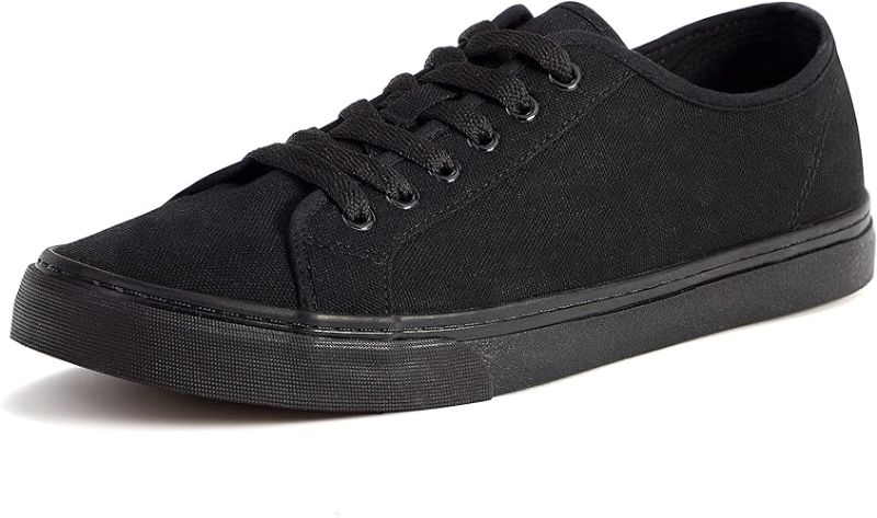 Photo 1 of Men's Black Classic Low Top Shoes Canvas Size 13