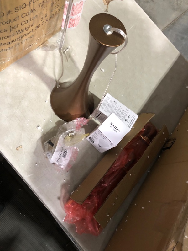 Photo 6 of ***READ NOTES BELOW***USED - LIKELY MISSING PARTS - UNABL TO TEST***
Lavish Home Table Lamps Set of 2 Mid-Century Modern Metal Flared Trumpet Base