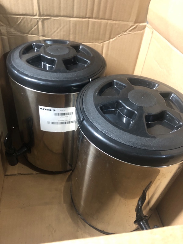 Photo 2 of ***USED - DIRTY***
Foxtell 2PCS 10L Stainless Steel Insulated Beverage Dispenser, Large