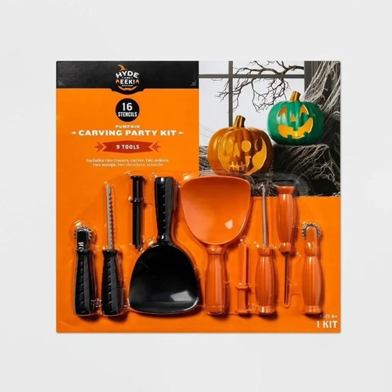 Photo 1 of ***PACK OF 2****Halloween 10pc Halloween Pumpkin Carving Party Kit - Hyde & EEK! Boutique