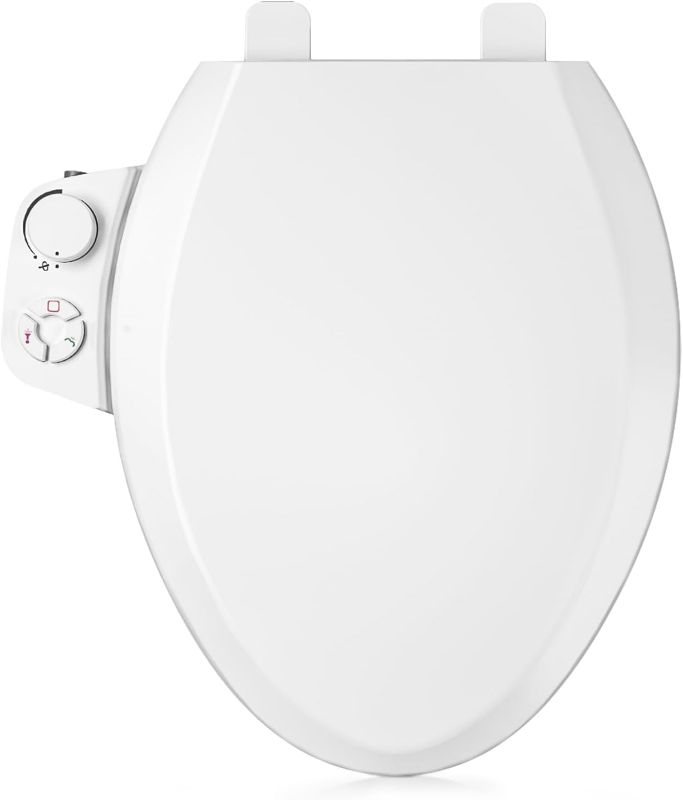 Photo 1 of ***USED - MIGHT BE MISSING PARTS - UNABLE TO TEST***
ZMJH S001-B1 Bidet Toilet Seat Non-Electric, Fits Elongated Toilets, White