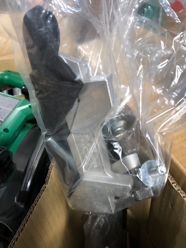 Photo 1 of ***USED - UNABLE TO TEST - LIKELY MISSING PARTS***
Metabo HPT Compound 10" Miter Saw with 10-Inch Fine Finish Blade w/ 10-Inch VPR Fine Finish Blade