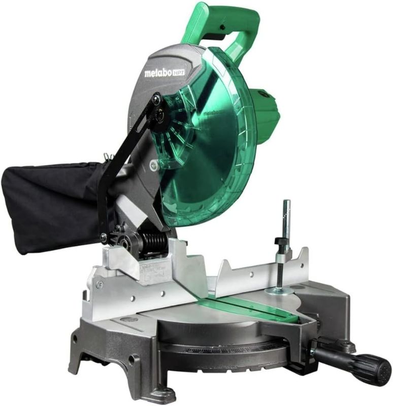 Photo 1 of ***USED - UNABLE TO TEST - LIKELY MISSING PARTS***
Metabo HPT Compound 10" Miter Saw with 10-Inch Fine Finish Blade w/ 10-Inch VPR Fine Finish Blade