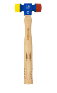 Photo 1 of ***MINOR DAMAGE NONREFUNDABLE****Kobalt 12-oz Smooth Face Rubber Head Wood Rubber Mallet
