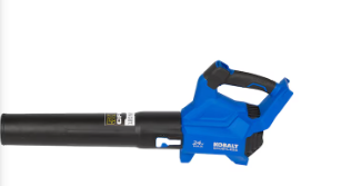 Photo 1 of ***PARTS ONLY NONREFUNDABLE*****Kobalt 24-volt 500-CFM 120-MPH Battery Handheld Leaf Blower (Battery and Charger Not Included)