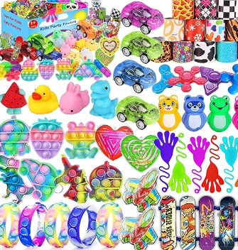 Photo 1 of Huastyle 67 Pcs Halloween Party Favors for Kids 4-8, Fidget Pop Toys for Halloween Goodie Bag Fillers, Halloween Prizes for Kids, Pinata Stuffers, Treasure Box Toys for Classroom Rewards Gift