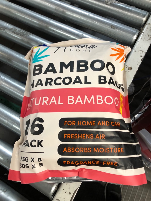 Photo 2 of (16 Pack) Bamboo Charcoal Air Purifying Bag - Charcoal Bags Odor Absorber, for Car, Home & Shoes - Activated Charcoal 