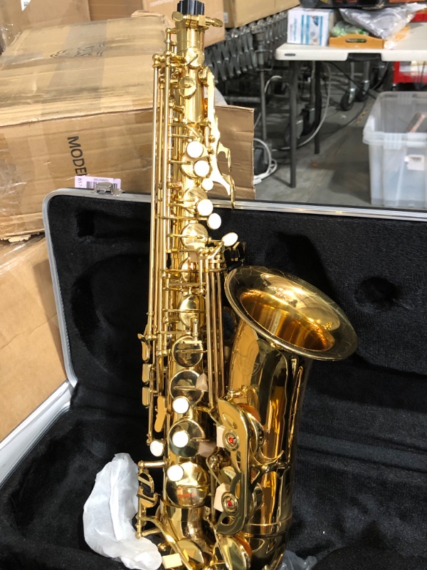 Photo 2 of * used * incomplete * see images *
OPUS USA by Ktone Professional Gold Alto Saxophone With Silver Plated Key Sax