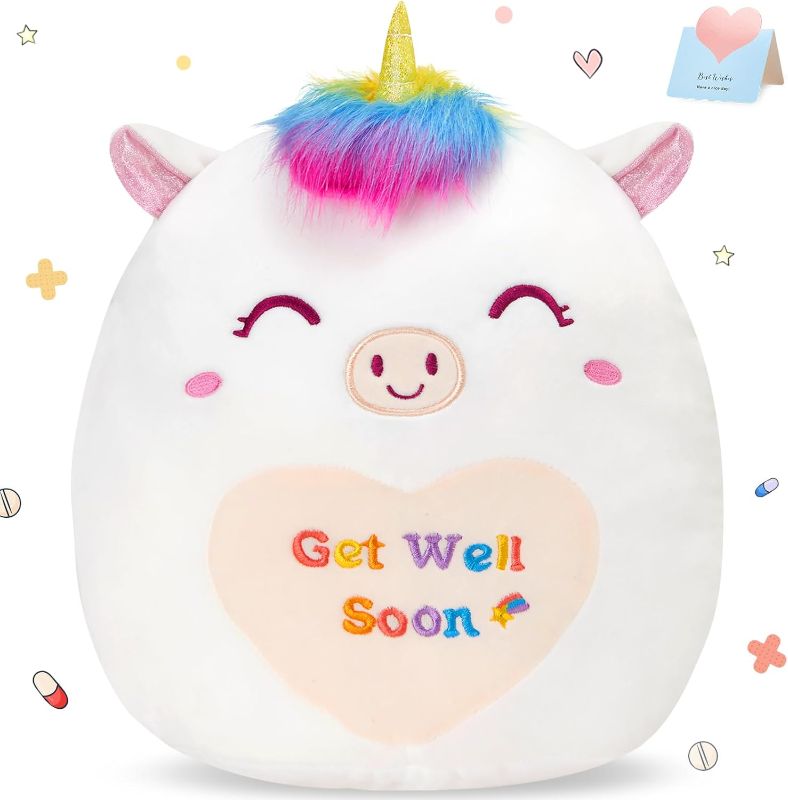 Photo 1 of Easfan Get Well Soon Unicorn Plush Pillow