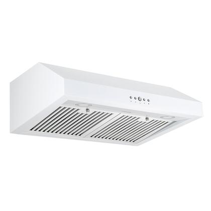 Photo 1 of (READ FULL POST) Ancona 30 in. 440 CFM Ducted Under Cabinet Range Hood in White with LED Lights
