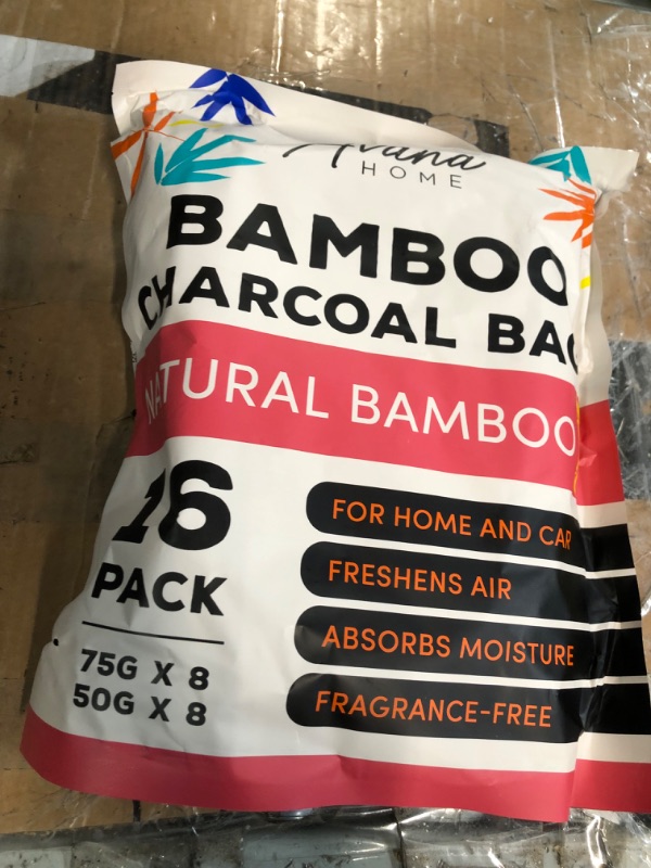 Photo 2 of (16 Pack) Bamboo Charcoal Air Purifying Bag 