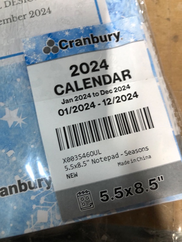 Photo 1 of SET OF 2***CRANBURY Mini Wall Calendar 2024 (Seasons) 